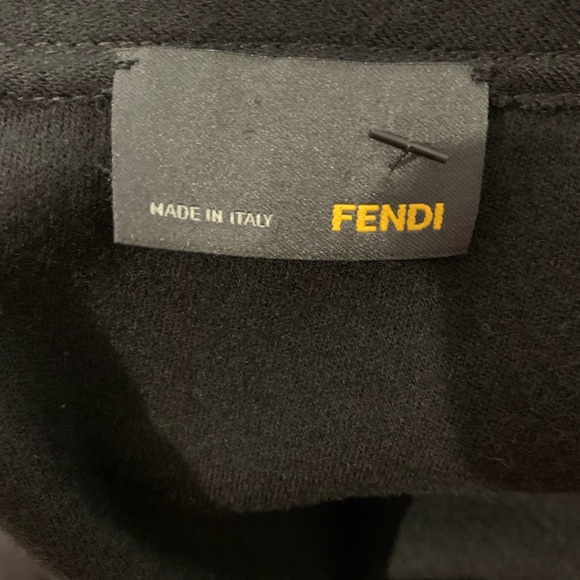 Fendi EUC Size S US4 100% Wool Ruffle Mini Dress - Picture 7 of 8